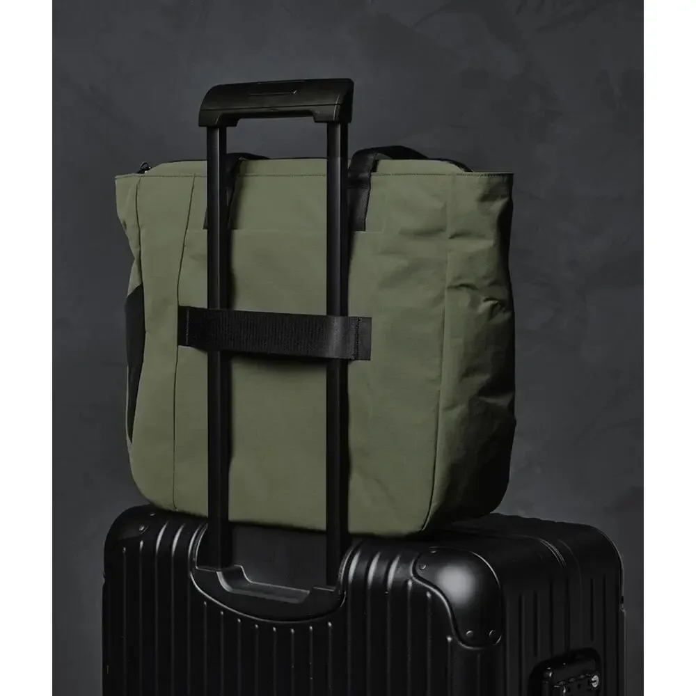 NWT Alpaka Metro Weather-Resistant Shopping Tote Laptop Bag Green | Axoflux 210D